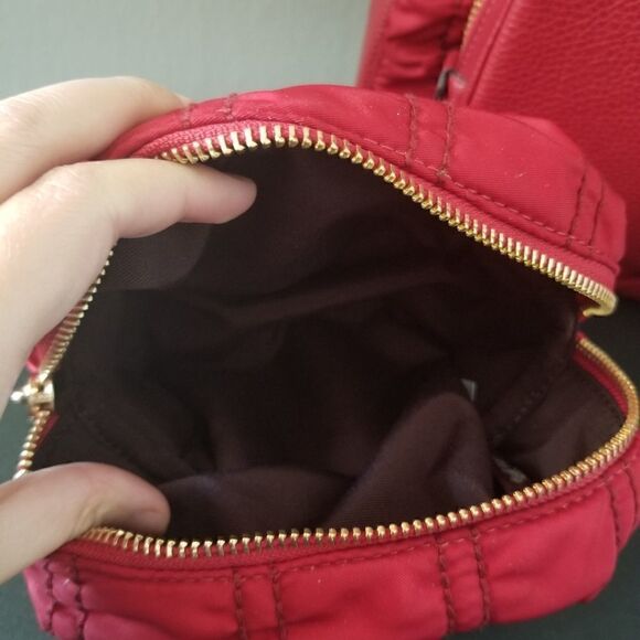 Coach Court Backpack and Cosmetic Bag Set